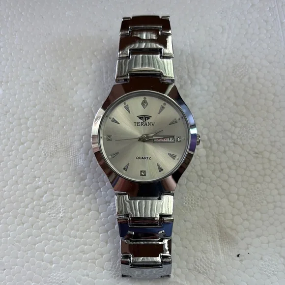 Teranv | Accessories | Terani Silver Quartz Watch | Poshmark display picture 2